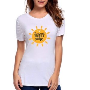 Summer here I come vinyl T-shirt